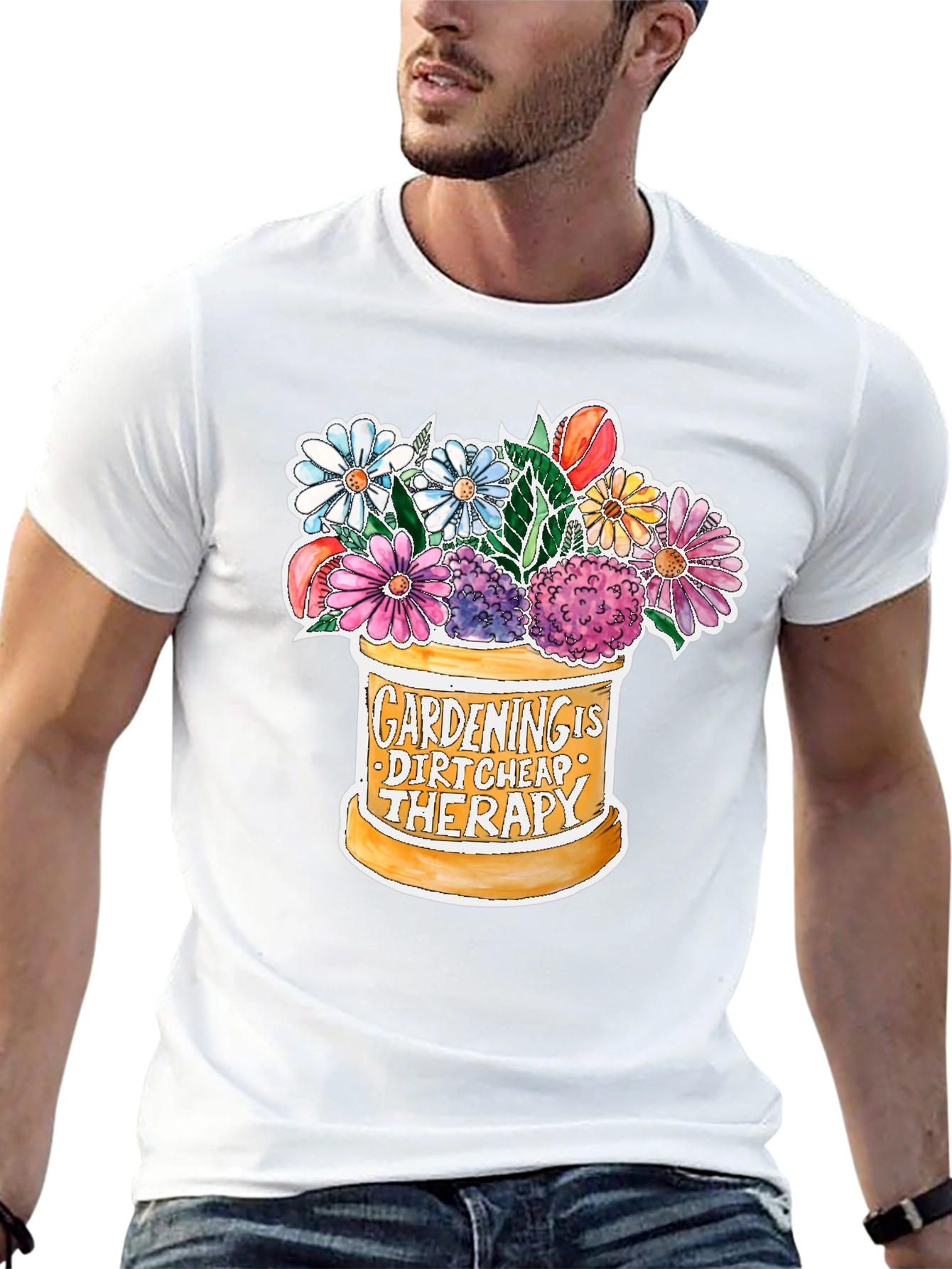Camiseta Jardinería Terapia