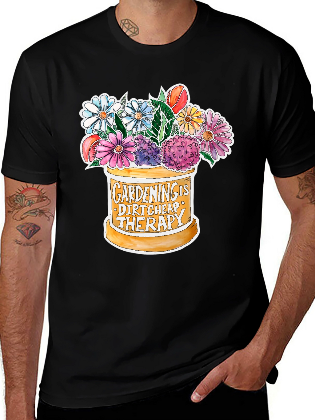 Camiseta Jardinería Terapia