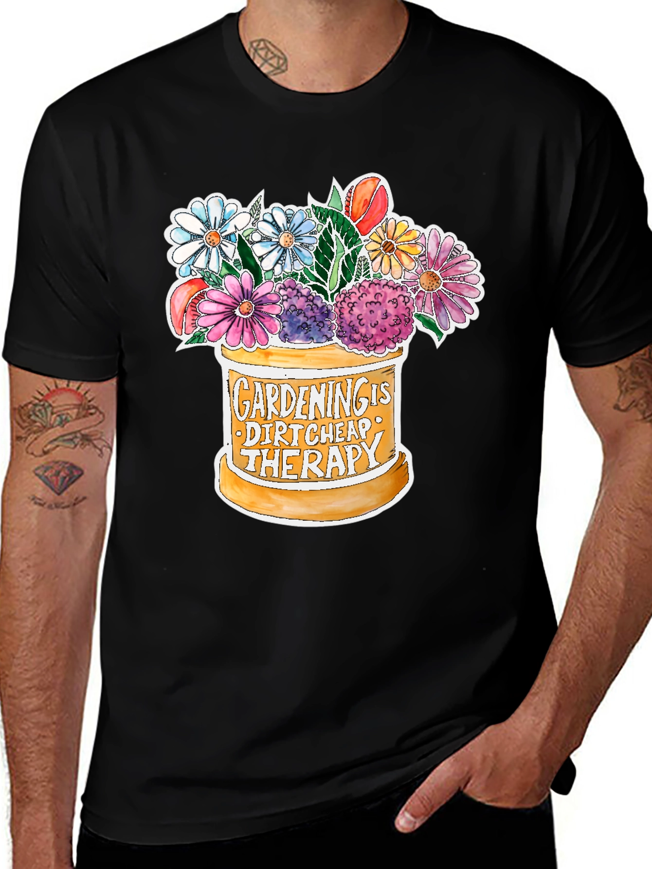 Camiseta Jardinería Terapia
