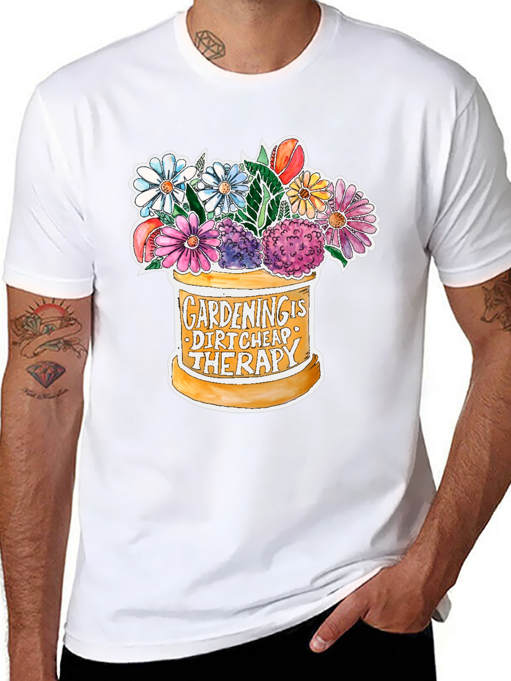 Camiseta Jardinería Terapia