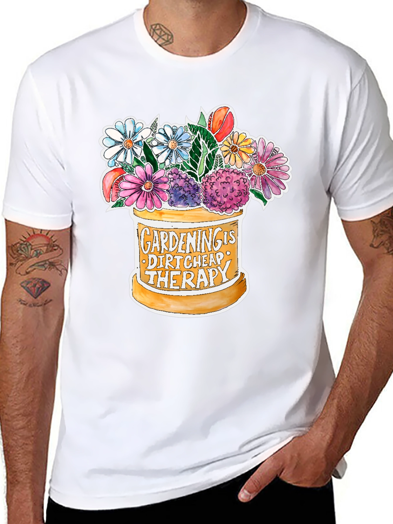 Camiseta Jardinería Terapia