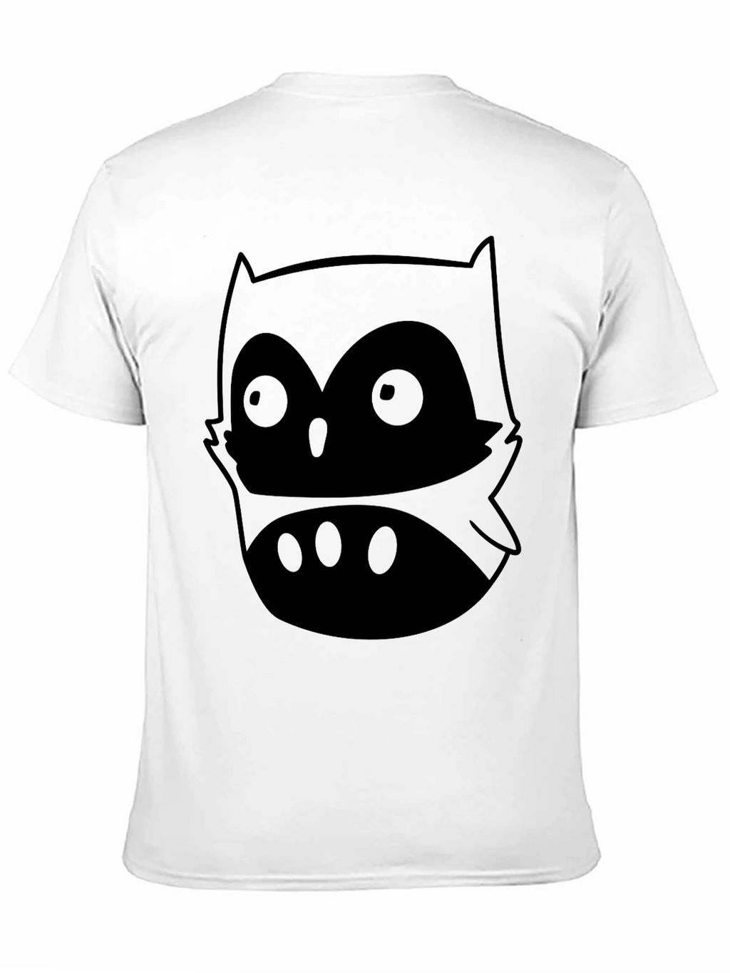 Camiseta Negra con Diseño de Búho