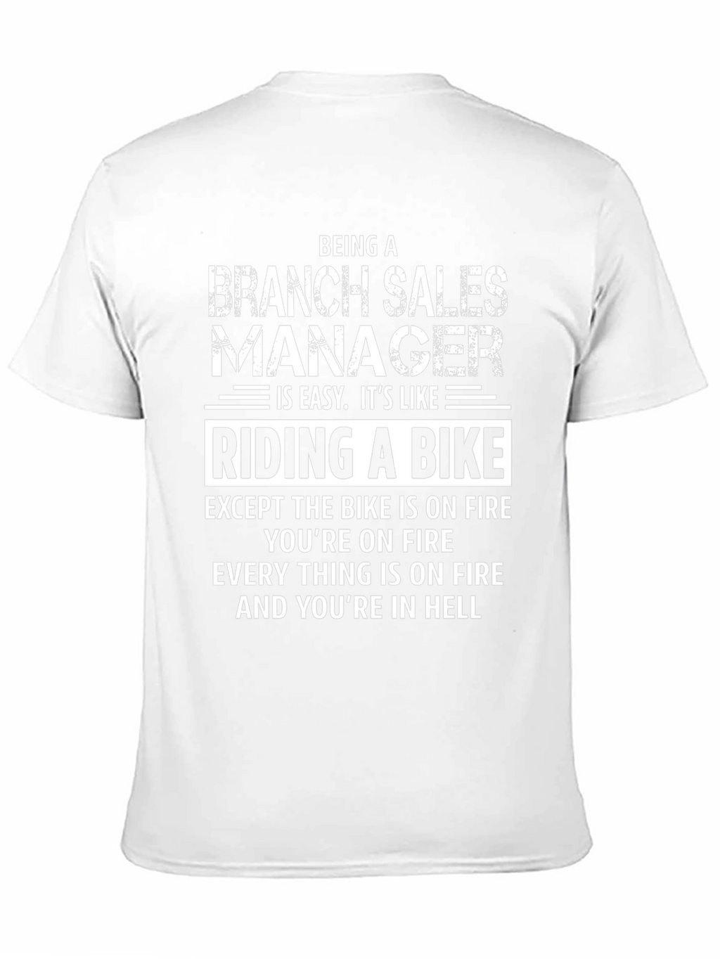 Camiseta Humorística Branch Sales Manager