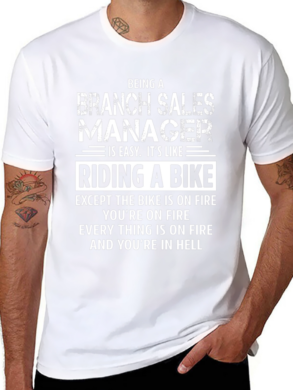 Camiseta Humorística Branch Sales Manager