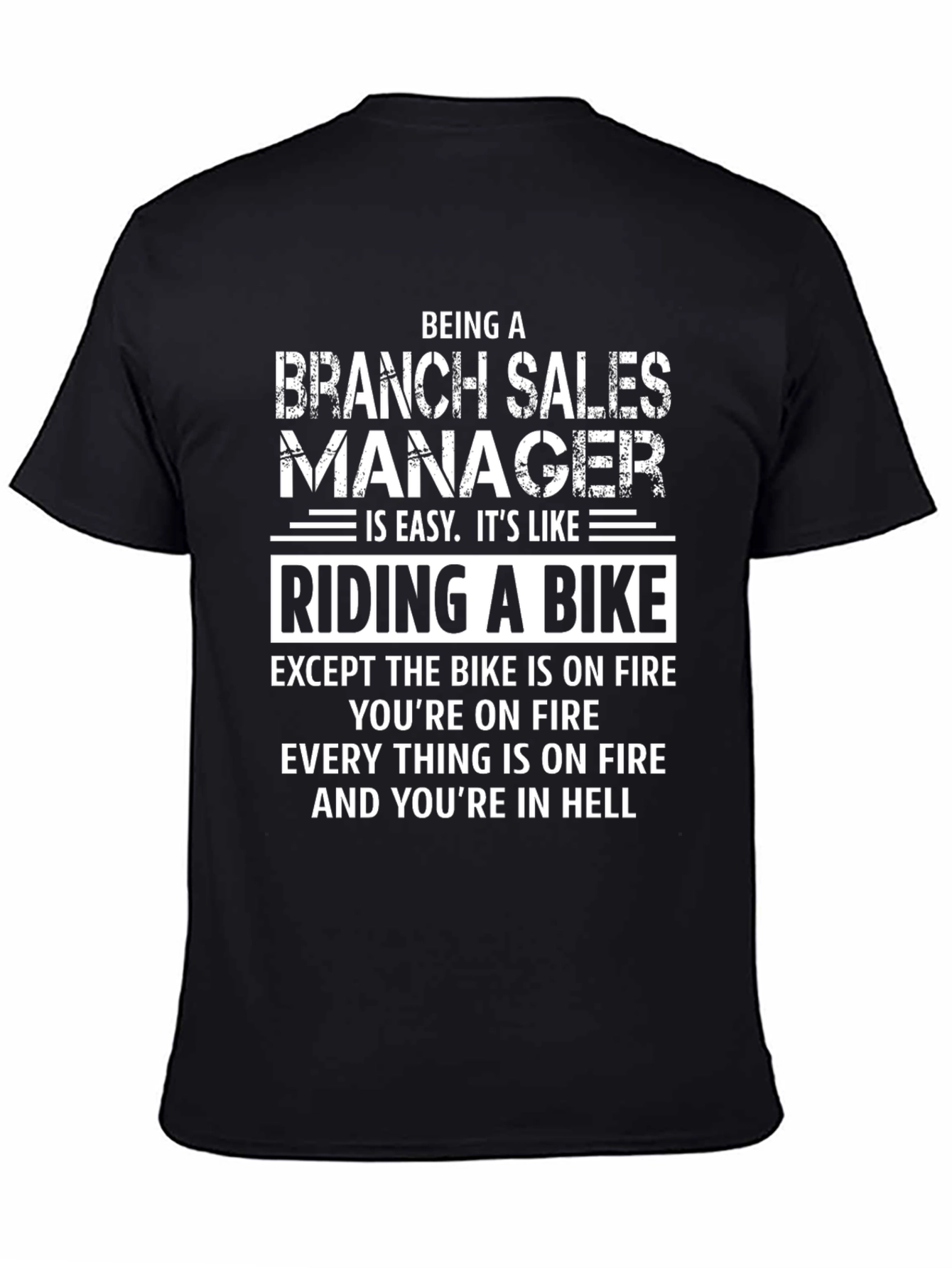 Camiseta Humorística Branch Sales Manager