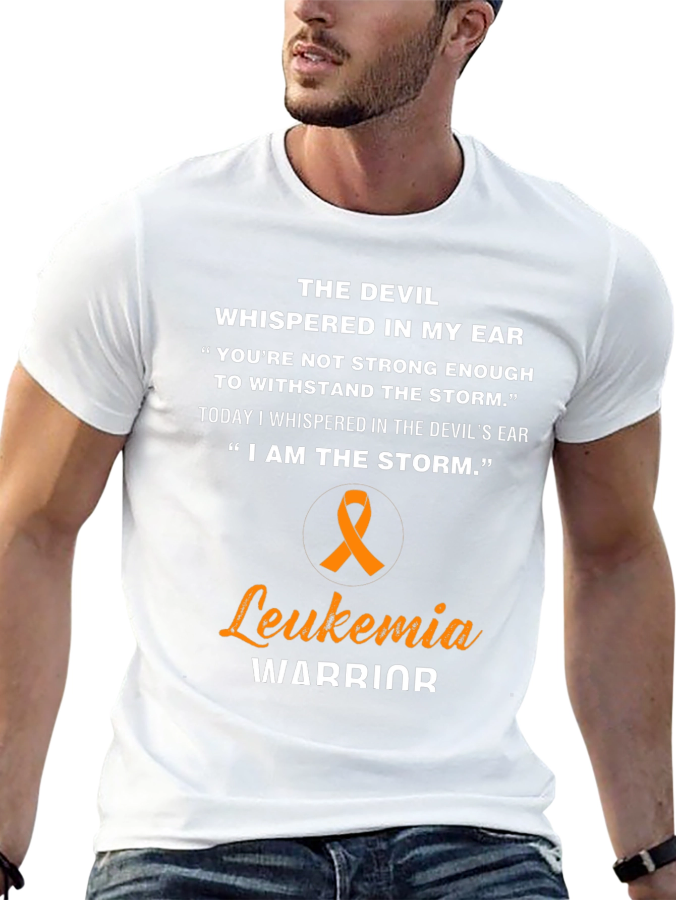 Camiseta Guerrero Leucemia - Diseño Inspirador