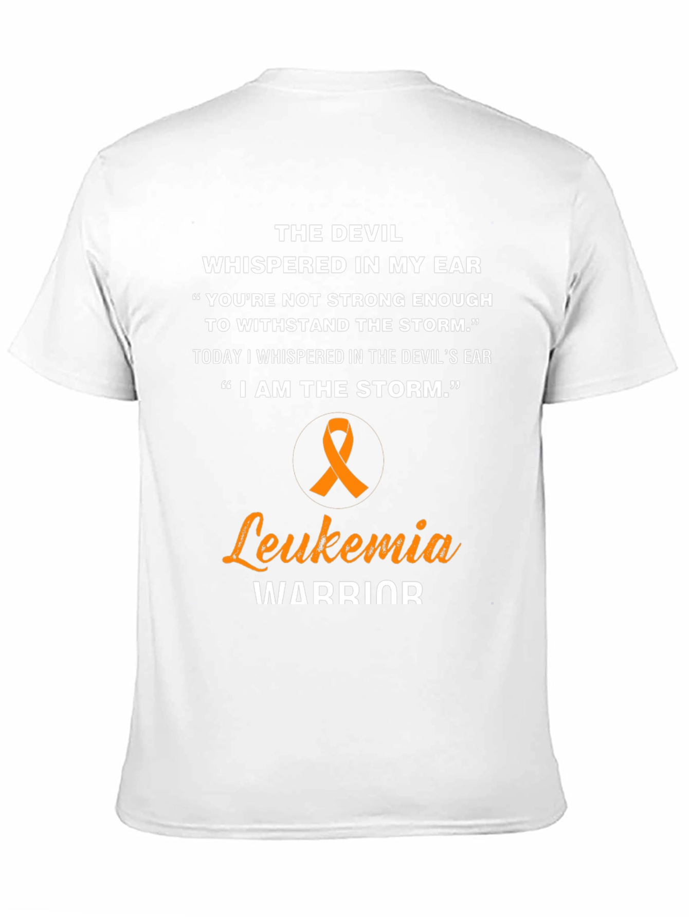 Camiseta Guerrero Leucemia - Diseño Inspirador