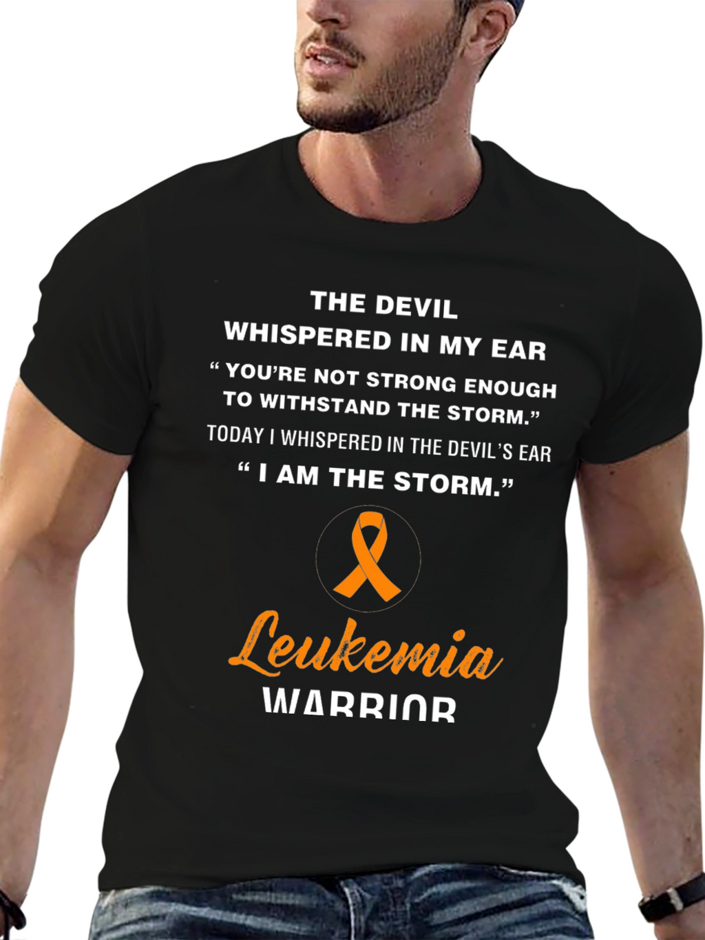 Camiseta Guerrero Leucemia - Diseño Inspirador