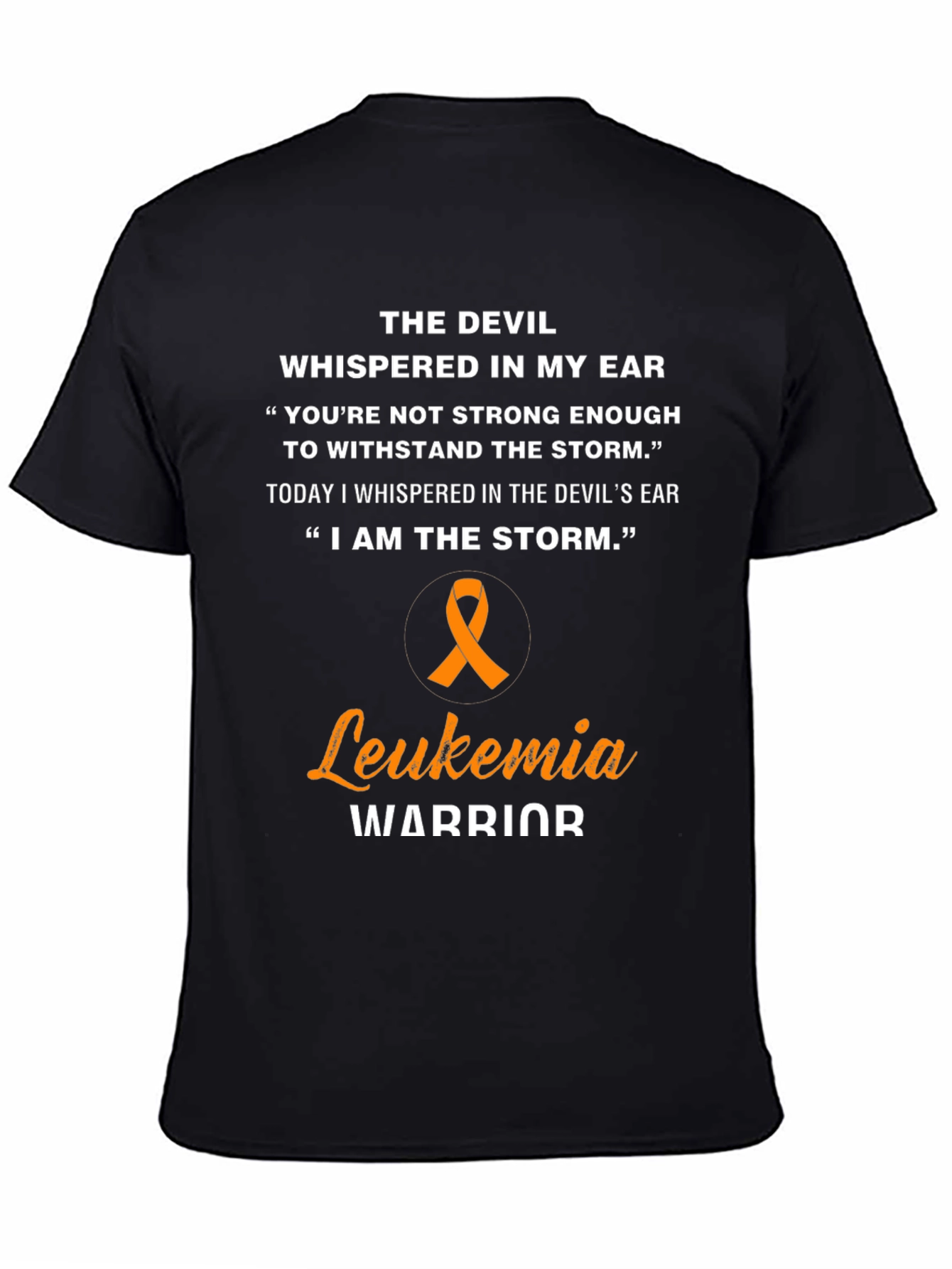 Camiseta Guerrero Leucemia - Diseño Inspirador