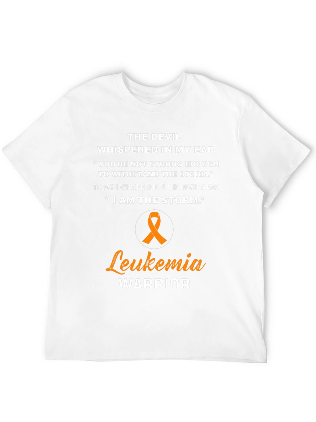Camiseta Guerrero Leucemia - Diseño Inspirador