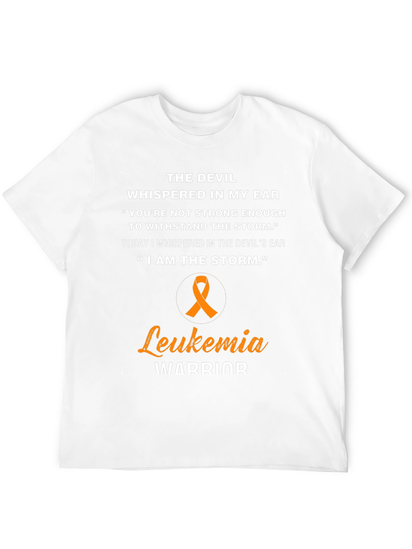 Camiseta Guerrero Leucemia - Diseño Inspirador