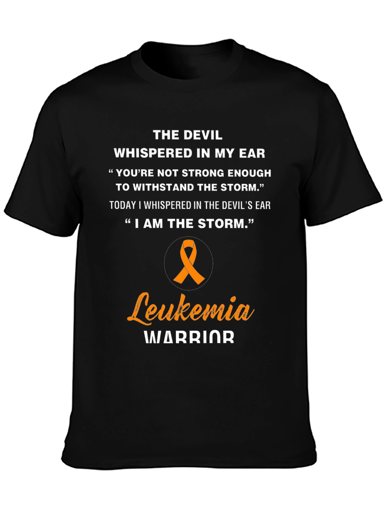 Camiseta Guerrero Leucemia - Diseño Inspirador
