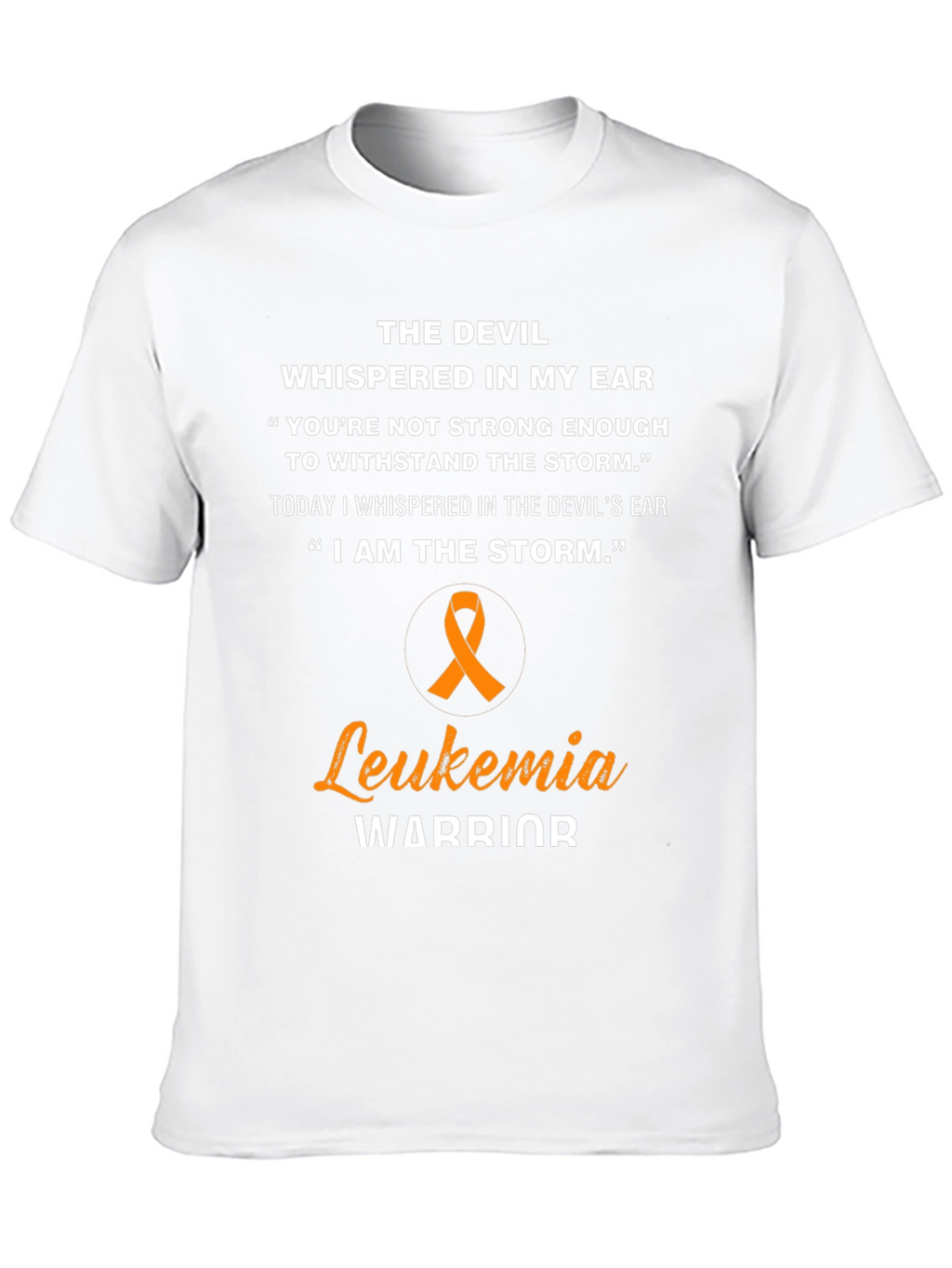 Camiseta Guerrero Leucemia - Diseño Inspirador