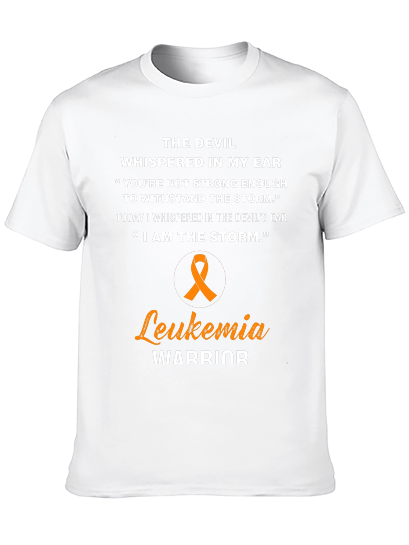 Camiseta Guerrero Leucemia - Diseño Inspirador