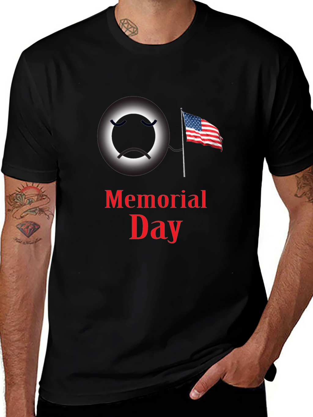 Camiseta Memorial Day - Diseño Patriótico