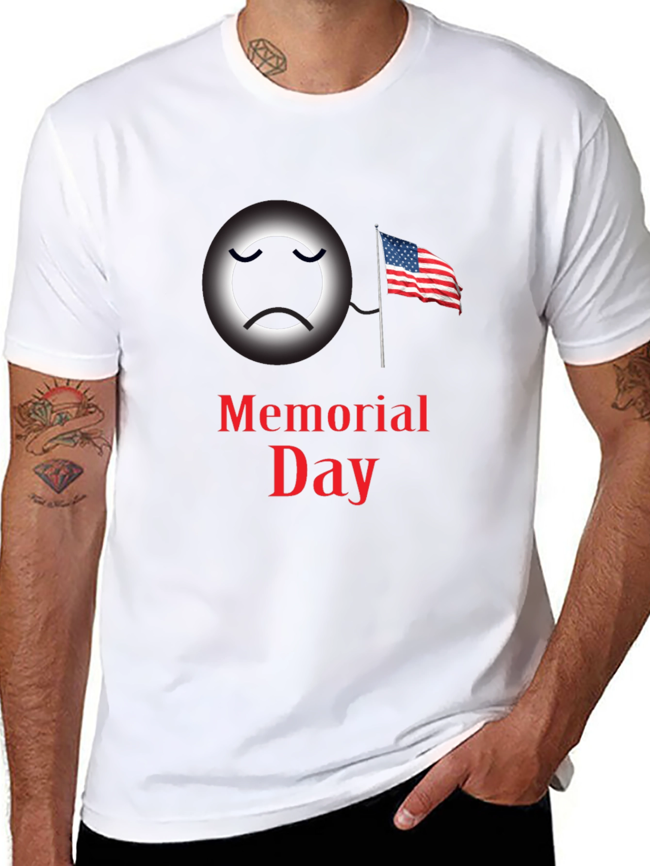 Camiseta Memorial Day - Diseño Patriótico