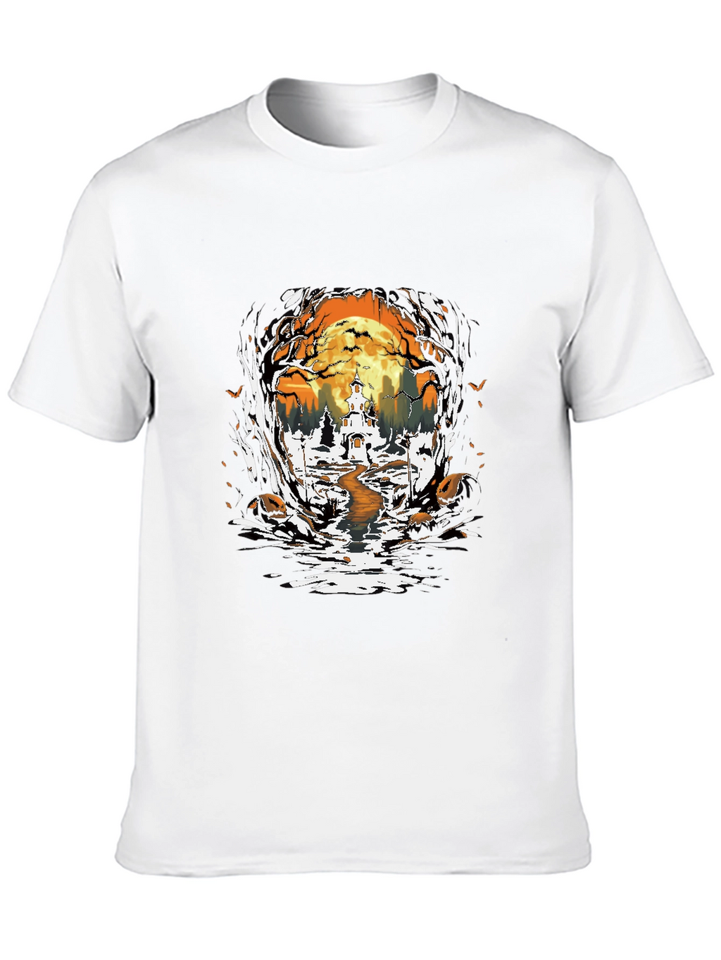 Camiseta Halloween Mansión Embrujada