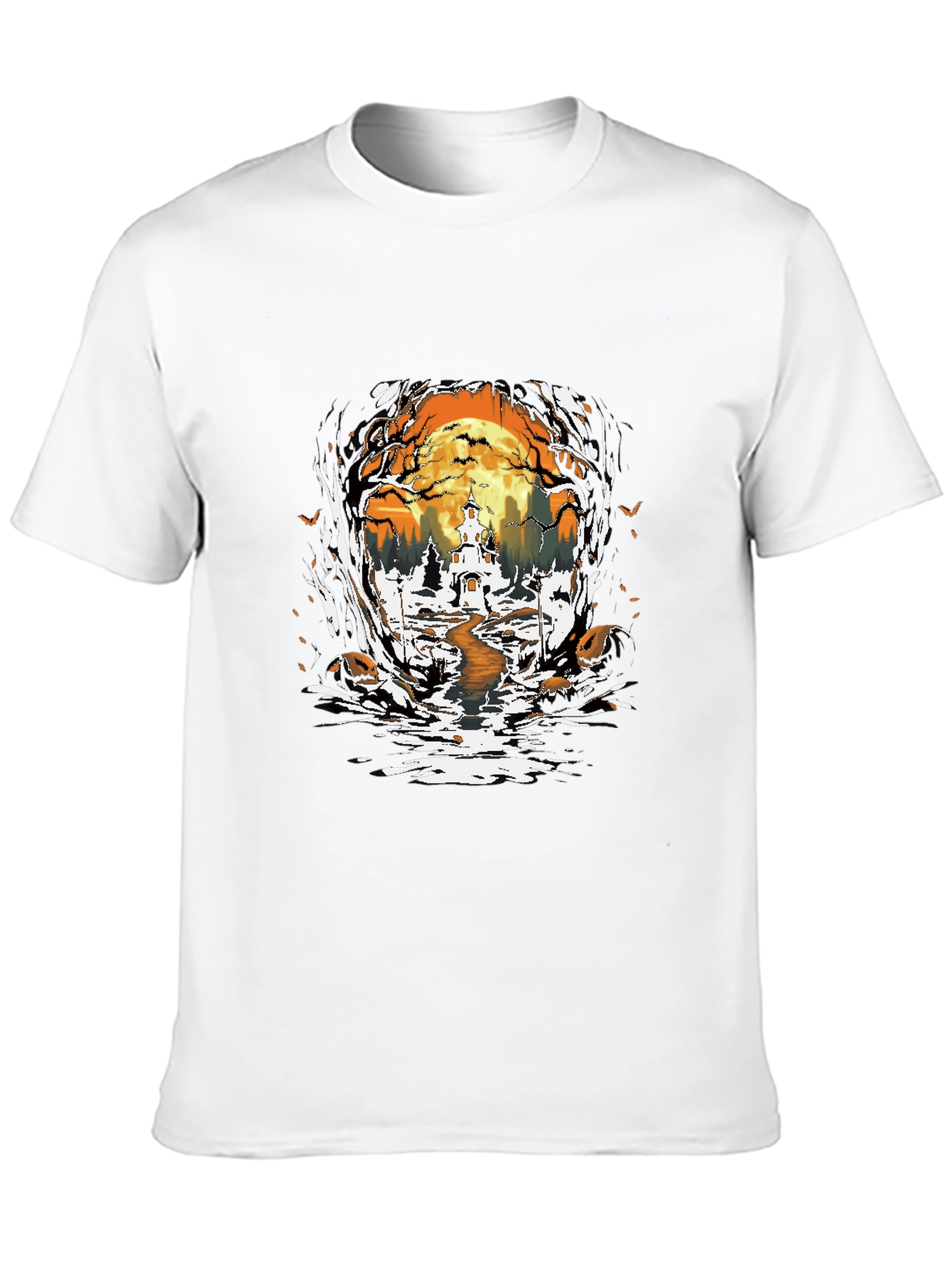 Camiseta Halloween Mansión Embrujada