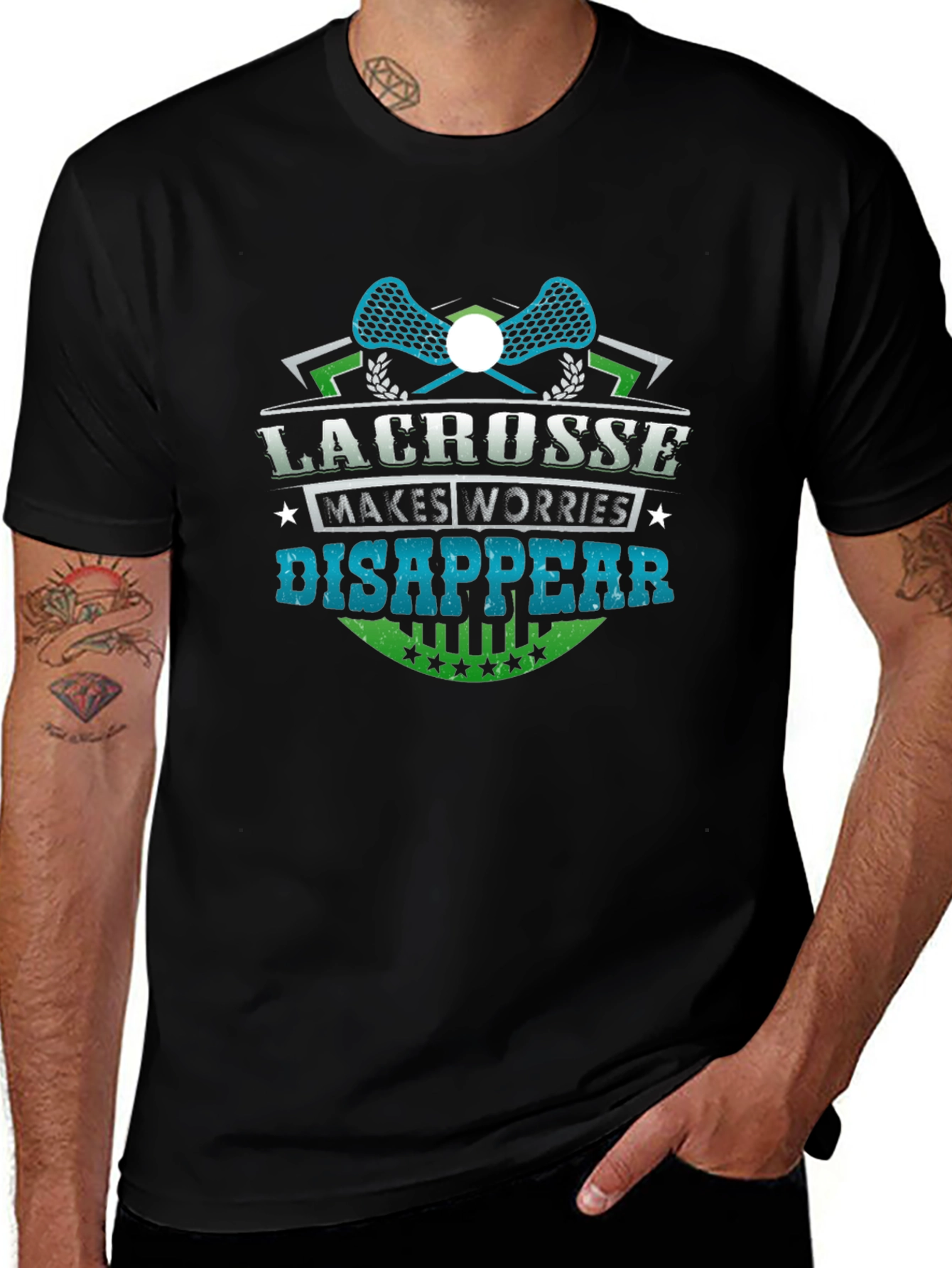 Camiseta Lacrosse - Desaparece el Estrés