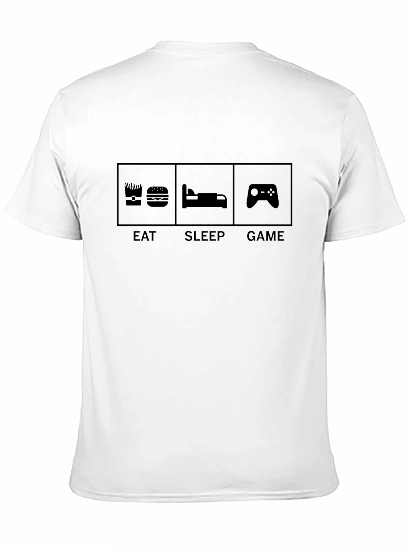 Camiseta Gamer: Come Duerme Juega - Diseño Único