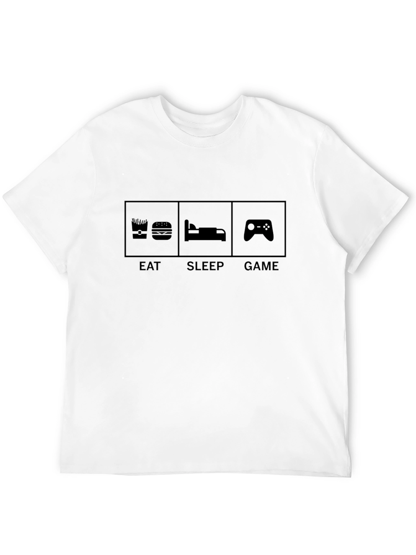 Camiseta Gamer: Come Duerme Juega - Diseño Único