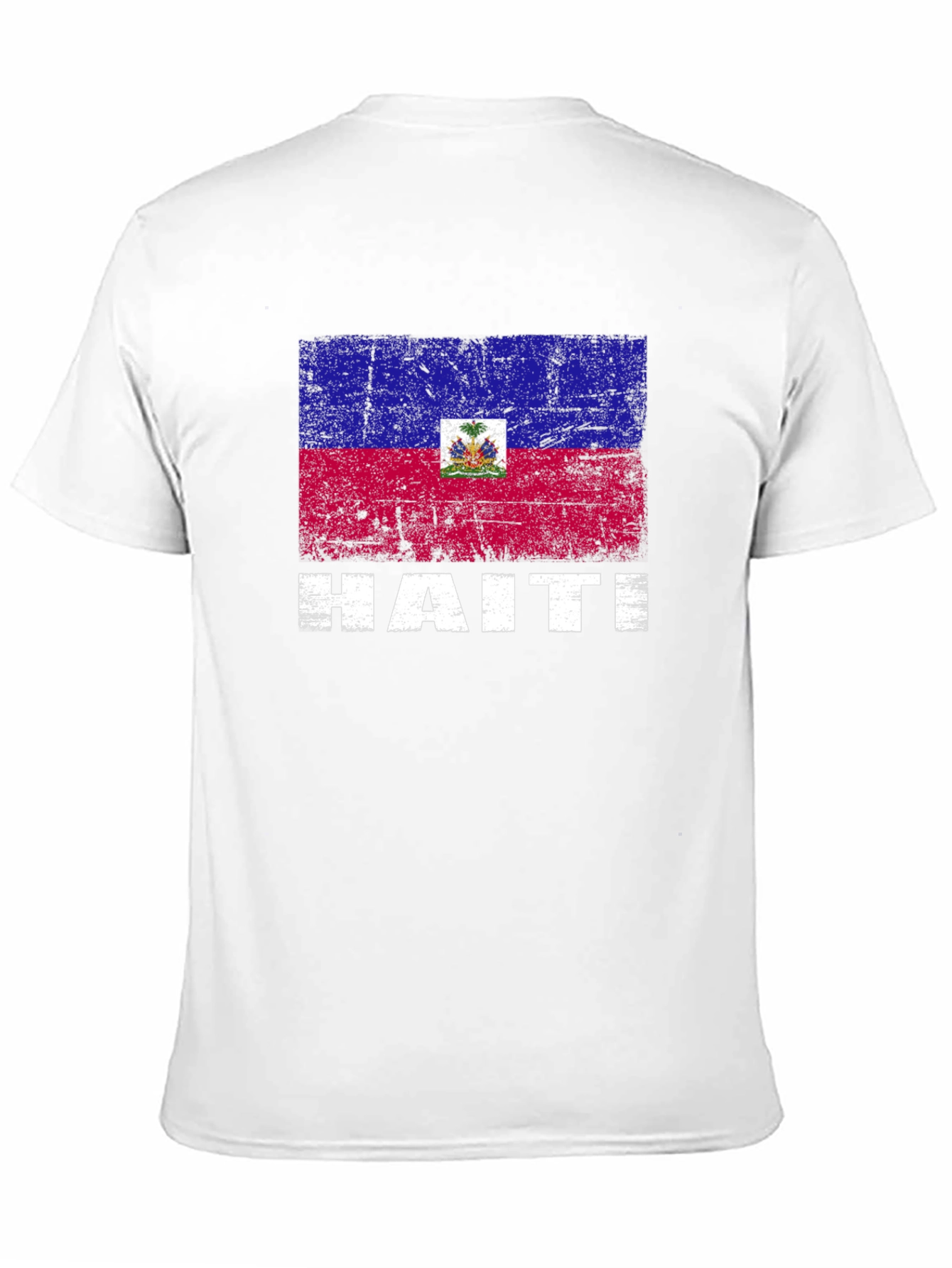 Camiseta Haití Bandera Vintage
