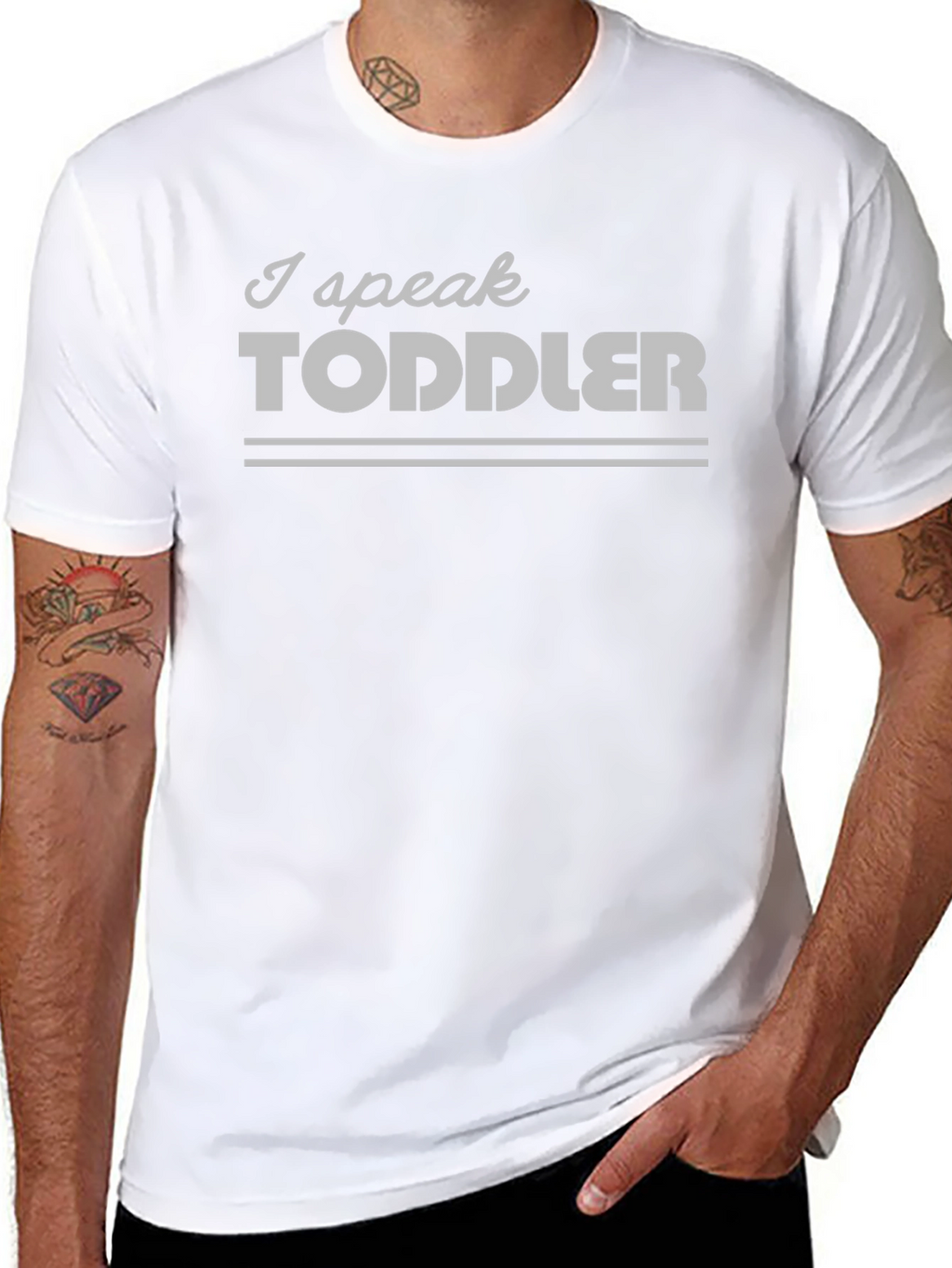 Camiseta Hombre - I Speak Toddler