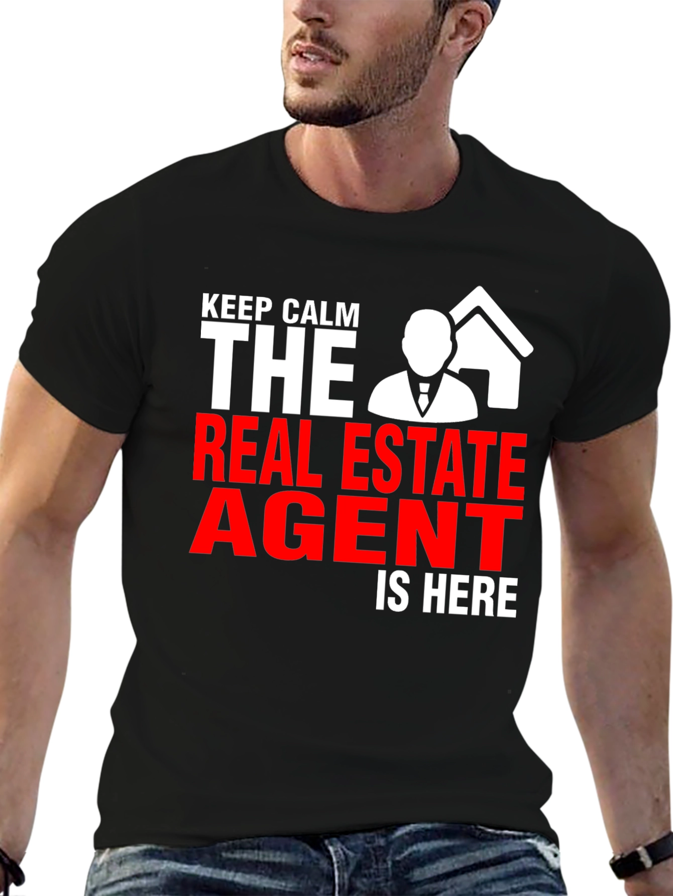 Camiseta Agente Inmobiliario: Keep Calm!