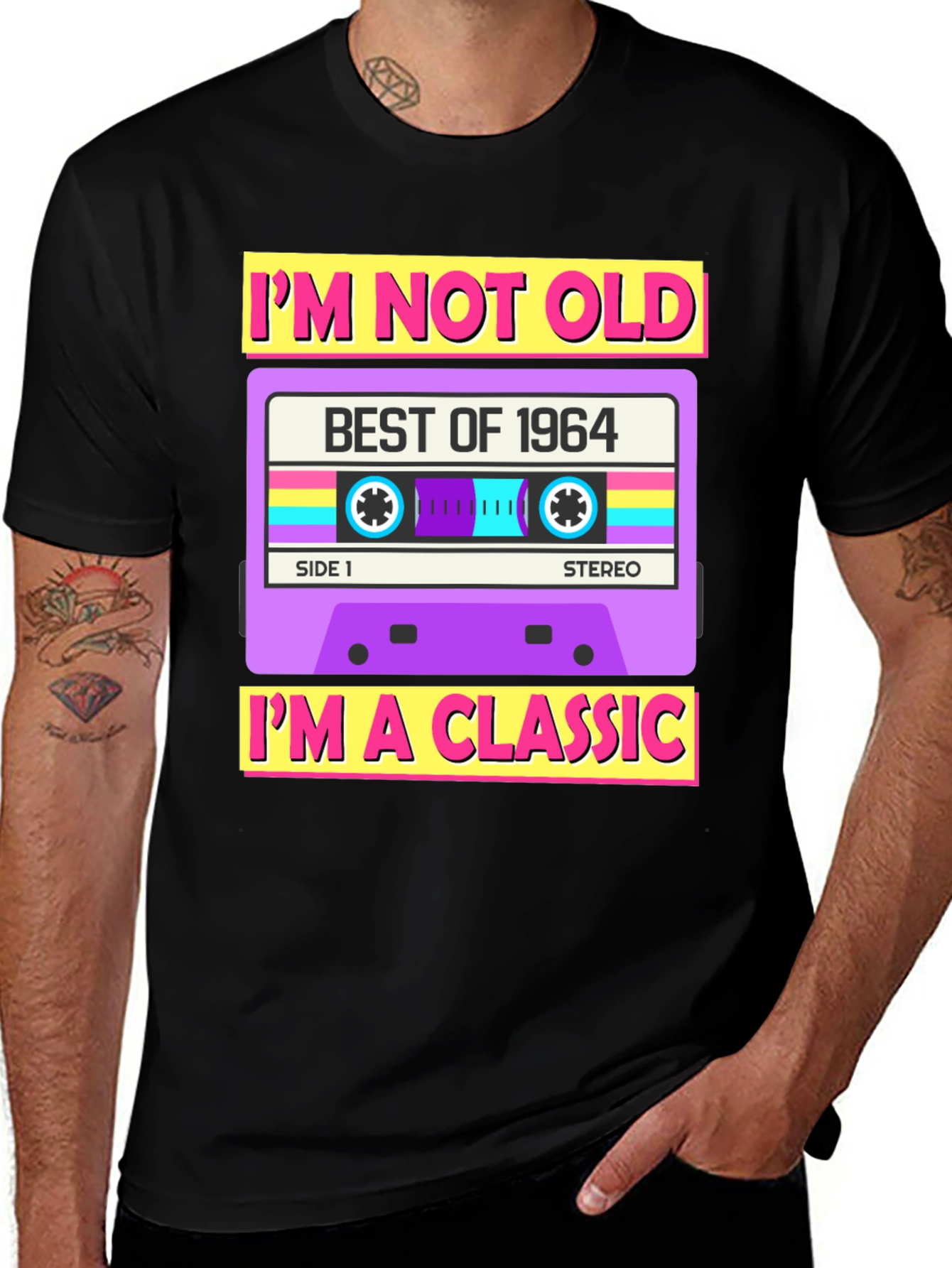 Camiseta Clásica No Soy Viejo - Edición 1964