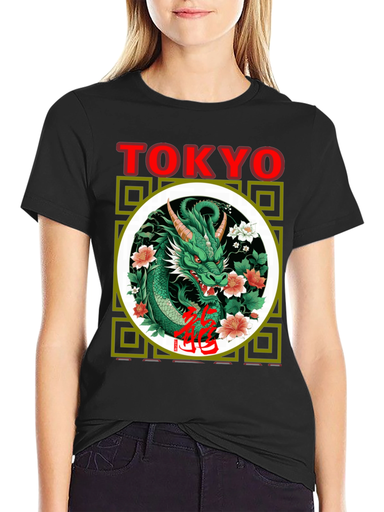 Camiseta Dragón Tokio Estilo Japonés