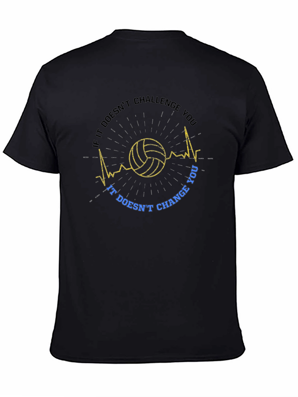 Camiseta de voleibol motivacional