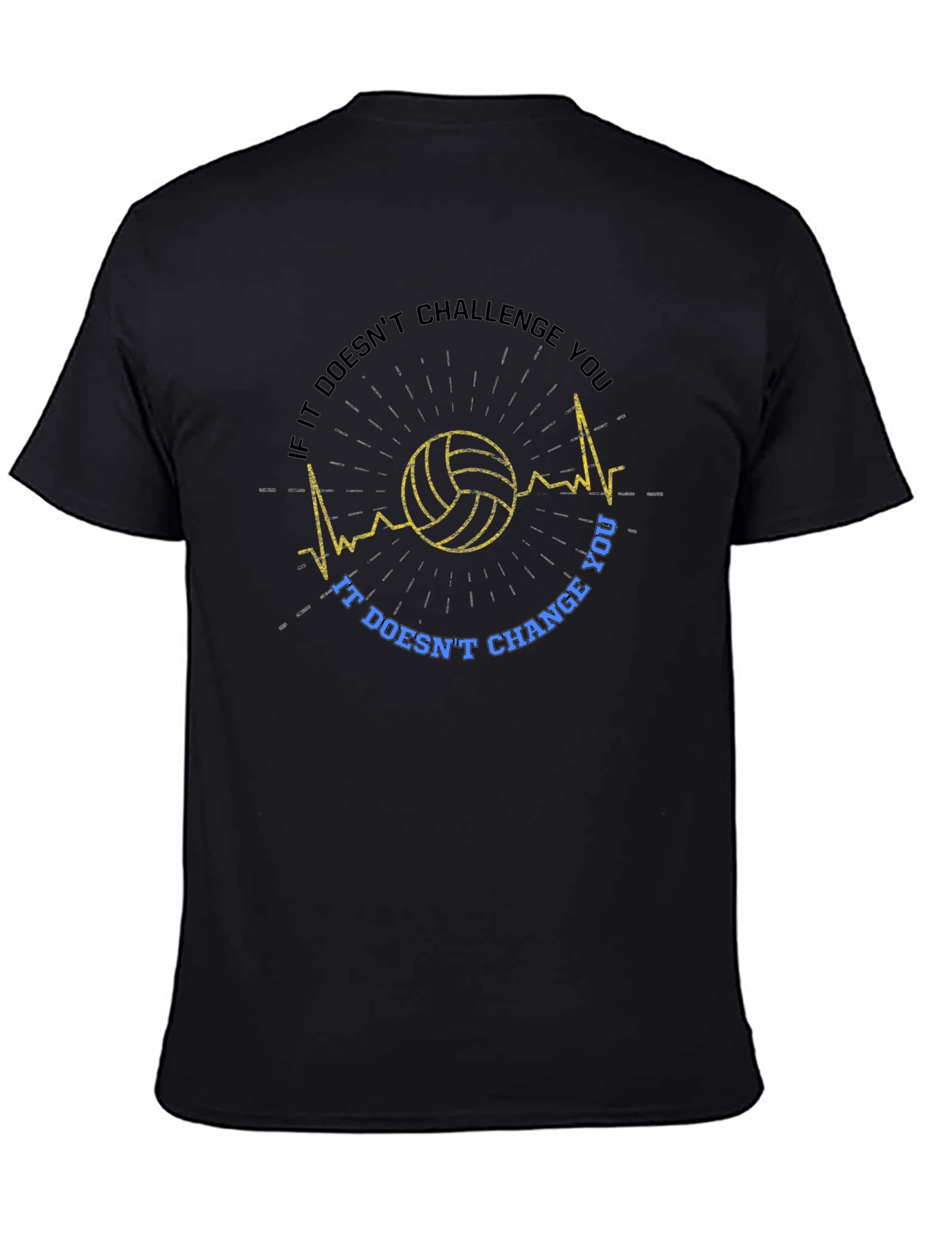 Camiseta de voleibol motivacional