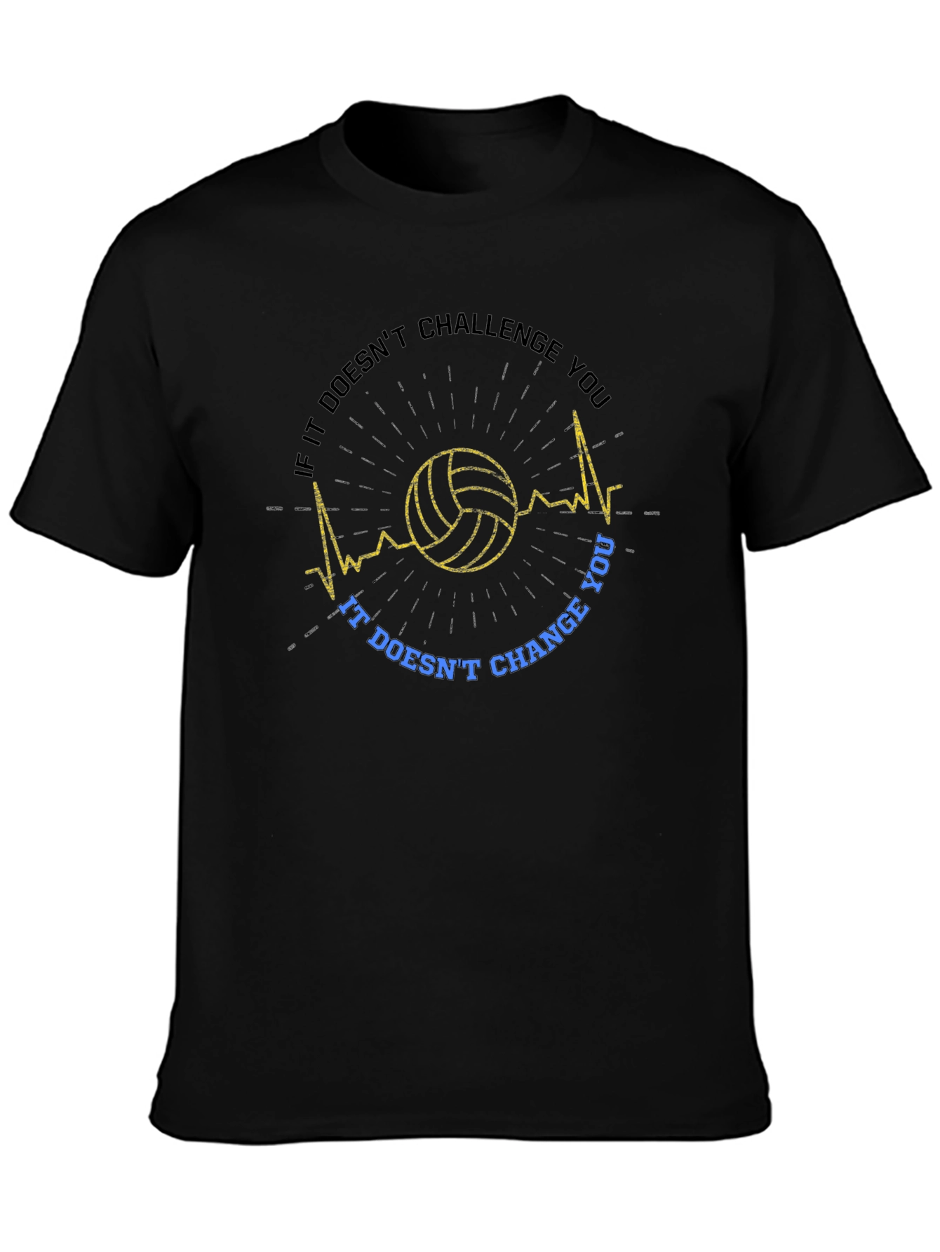 Camiseta de voleibol motivacional
