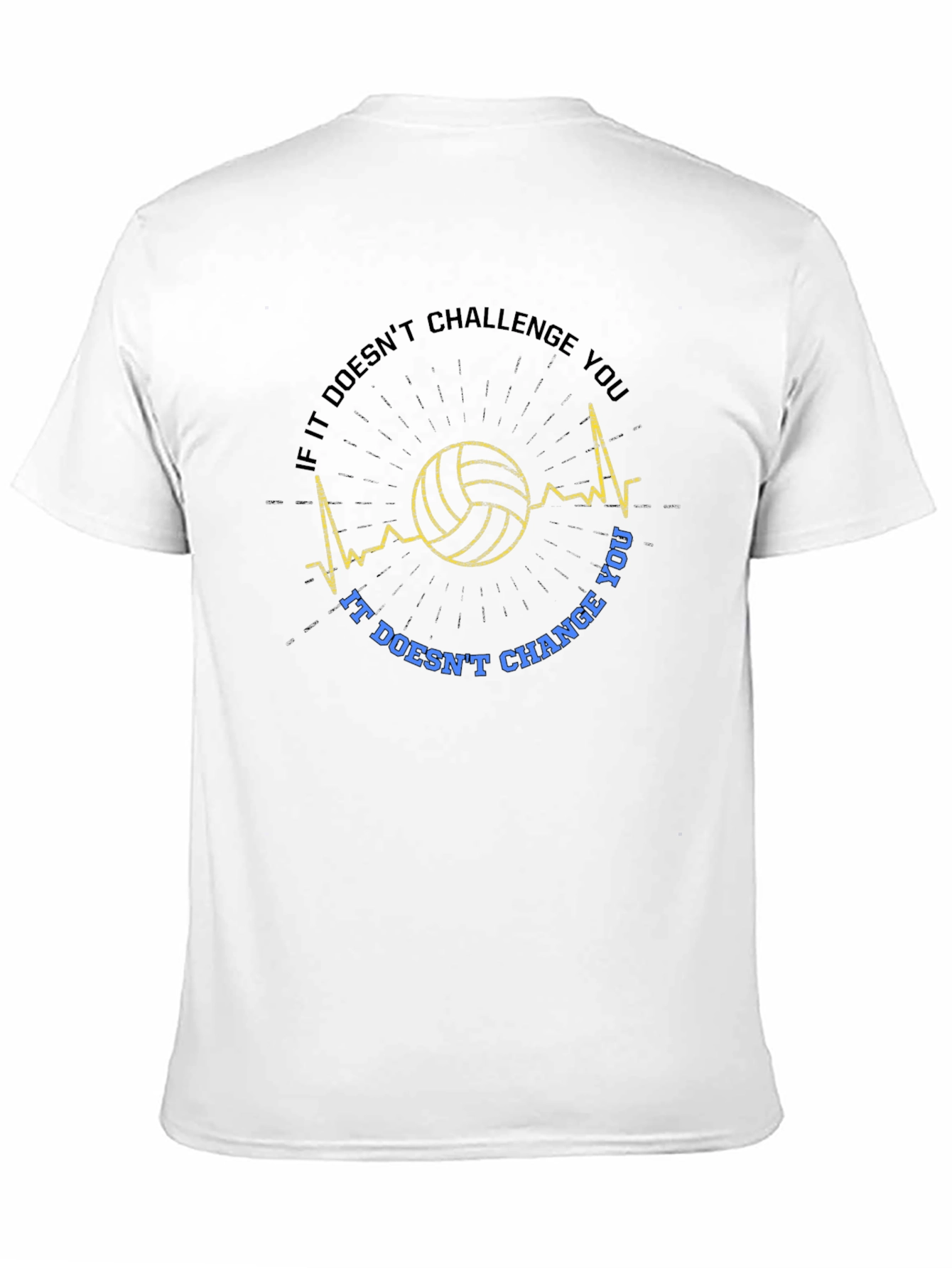 Camiseta de voleibol motivacional