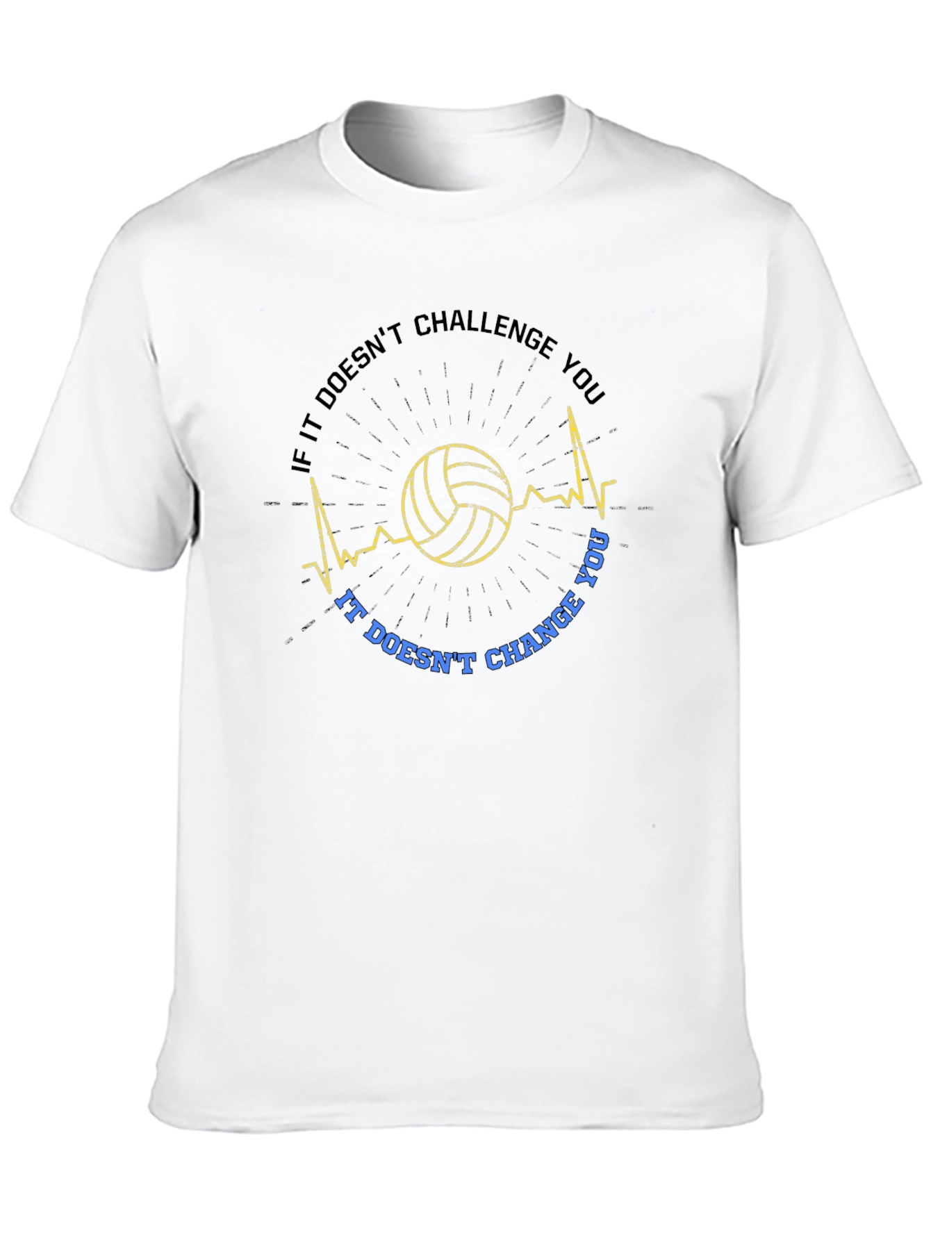 Camiseta de voleibol motivacional