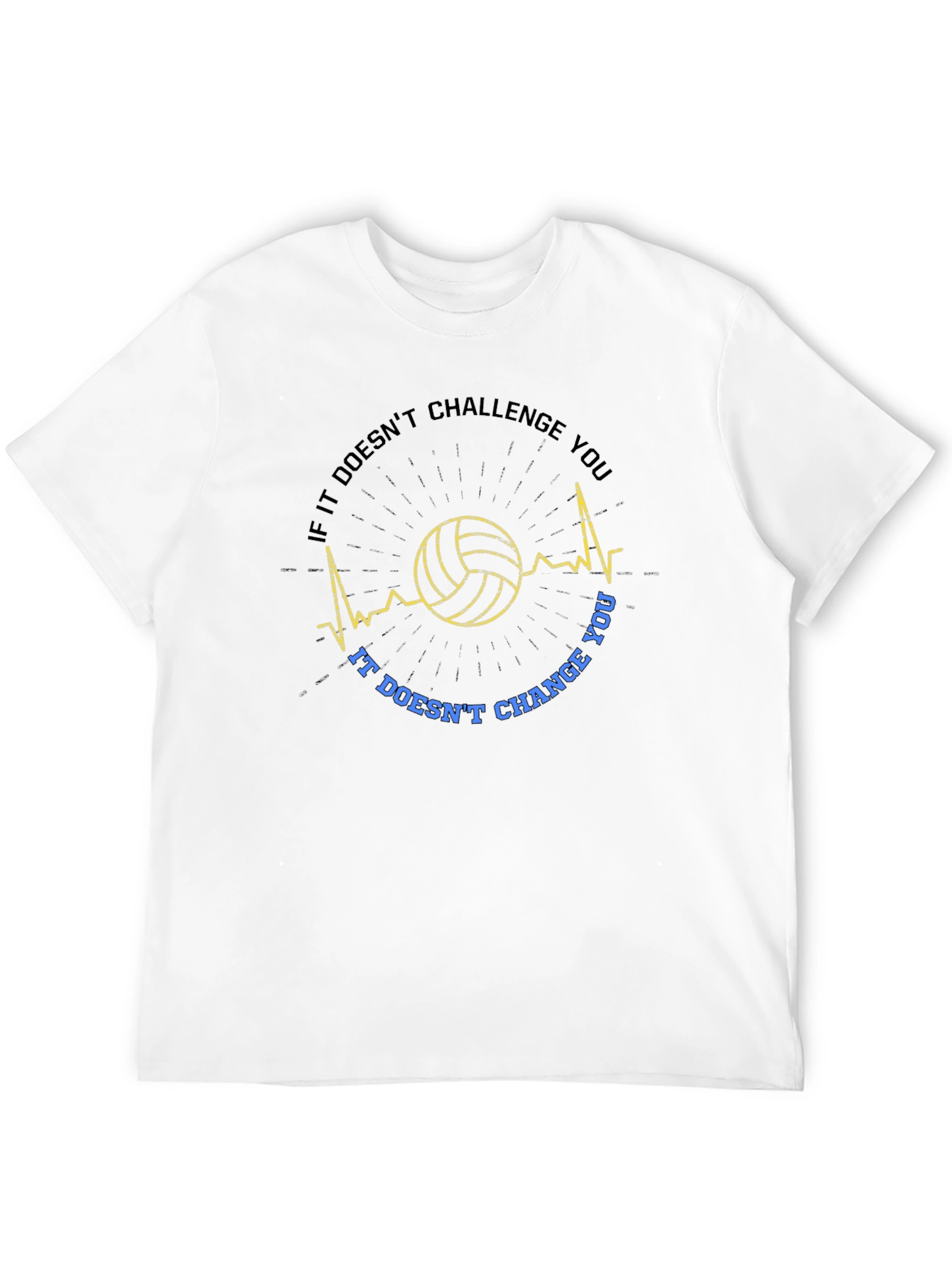 Camiseta de voleibol motivacional