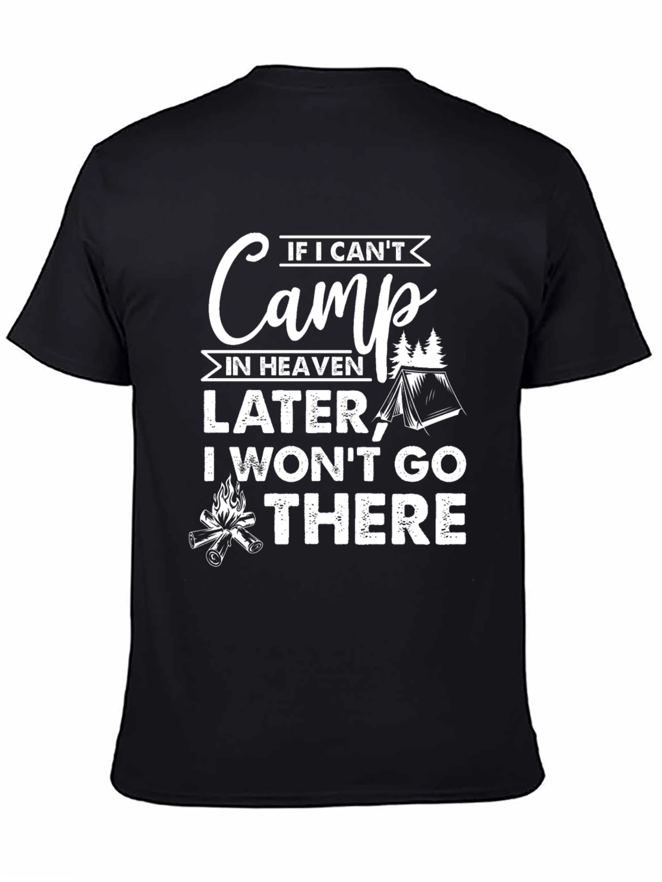 Camiseta Divertida para Amantes del Camping