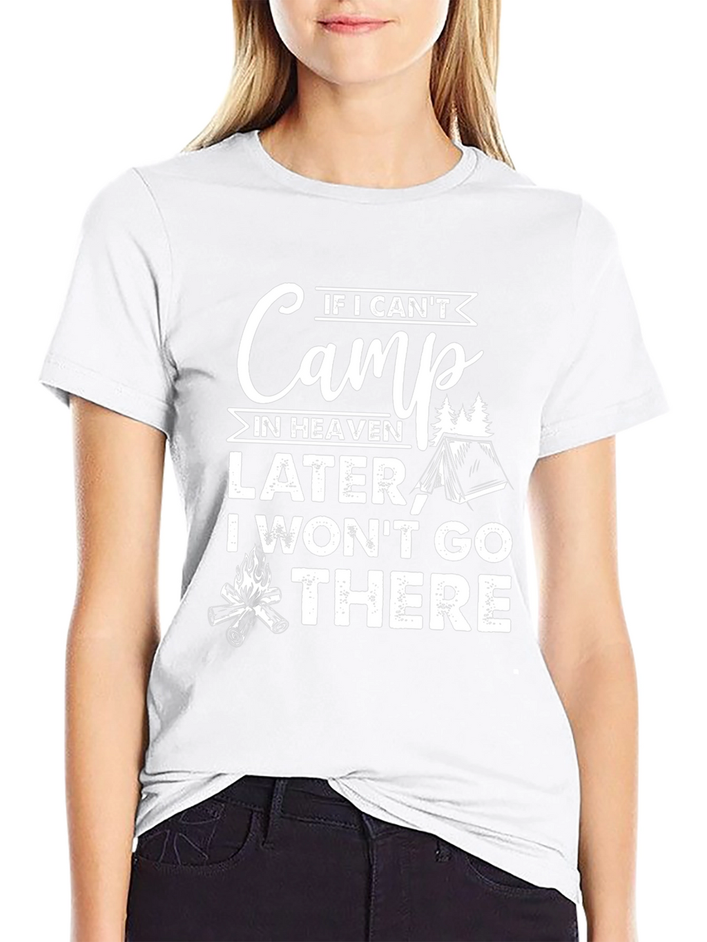 Camiseta Divertida para Amantes del Camping