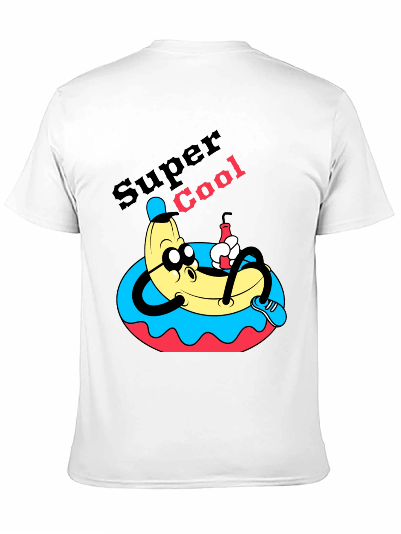 Camiseta Negra Banana Super Cool