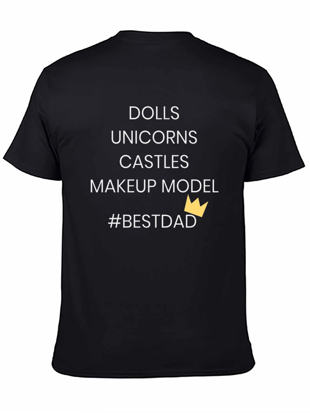 Camiseta Negra #BestDad - Regalo para Papá