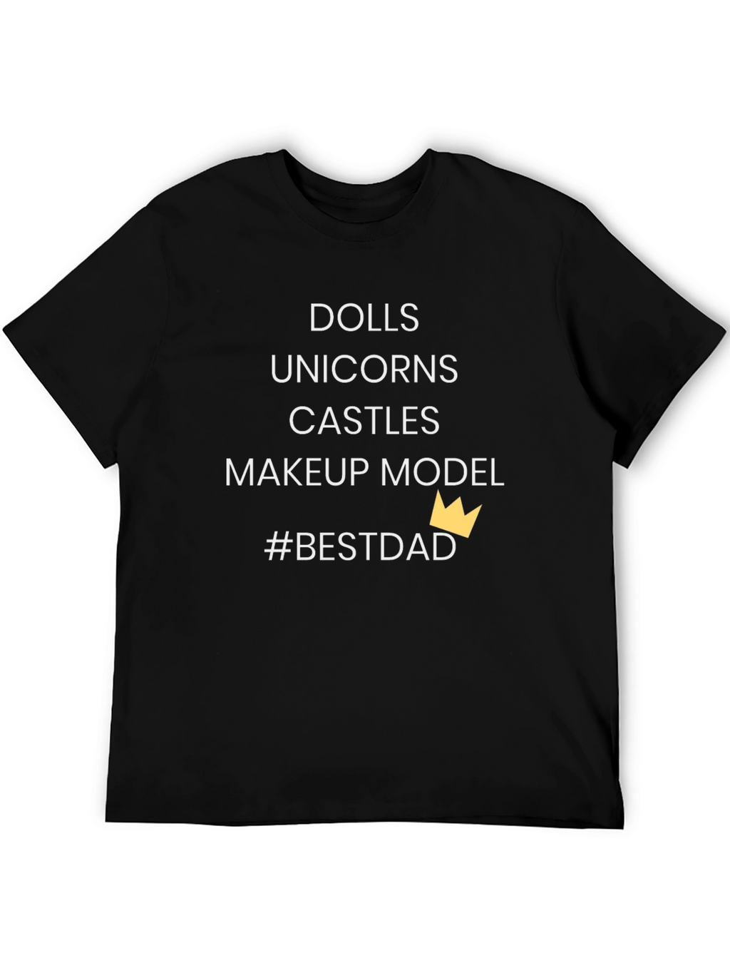 Camiseta Negra #BestDad - Regalo para Papá
