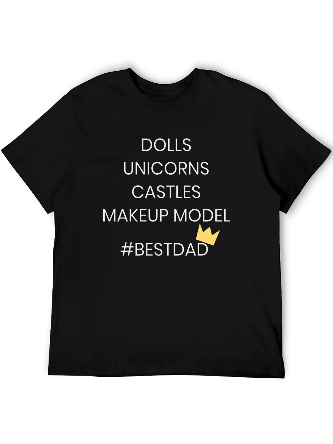 Camiseta Negra #BestDad - Regalo para Papá