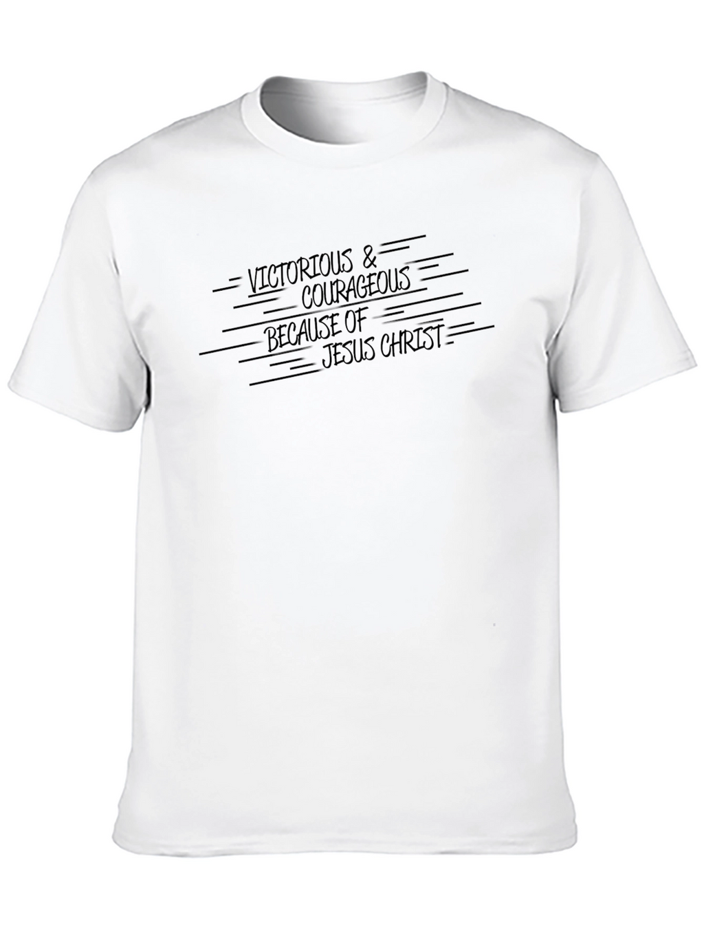 Camiseta Cristiana Victoriosa y Valiente