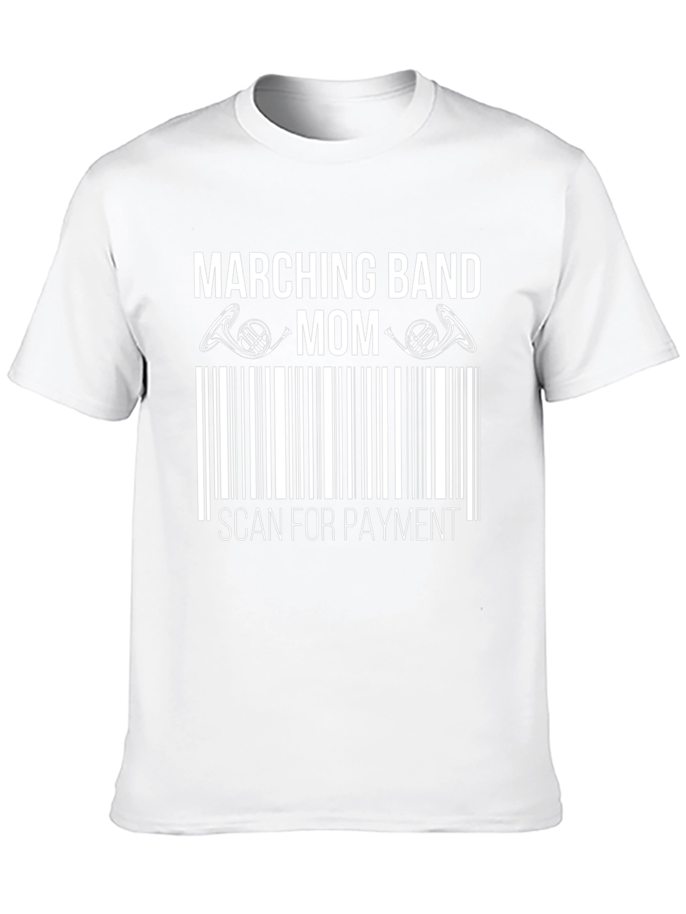 Camiseta Marching Band Mom: ¡Escanea para Pagar!