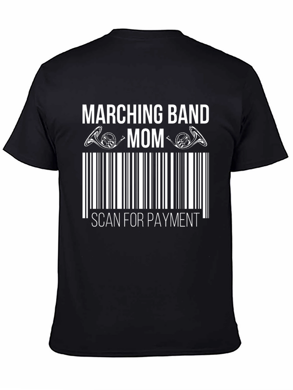 Camiseta Marching Band Mom: ¡Escanea para Pagar!