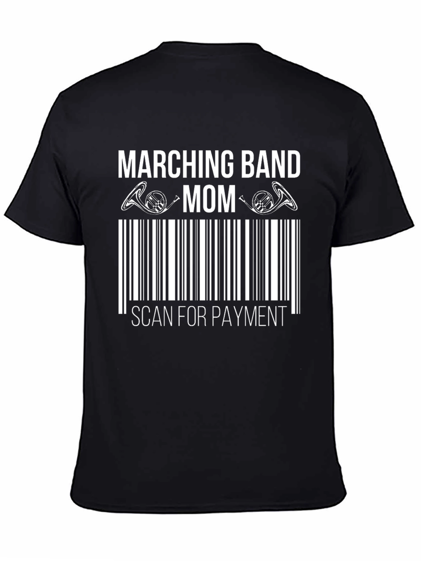 Camiseta Marching Band Mom: ¡Escanea para Pagar!