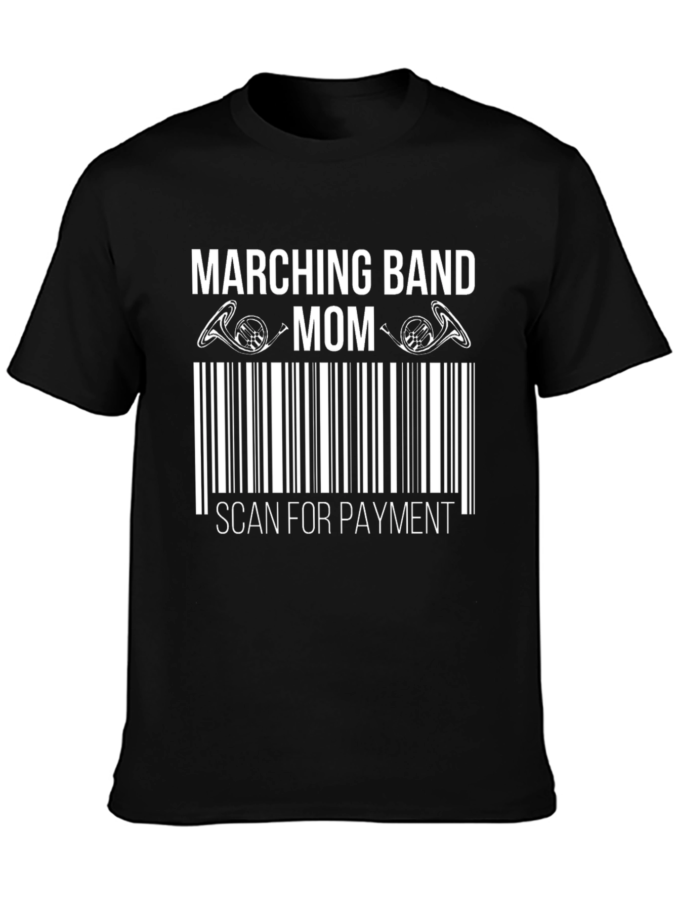 Camiseta Marching Band Mom: ¡Escanea para Pagar!