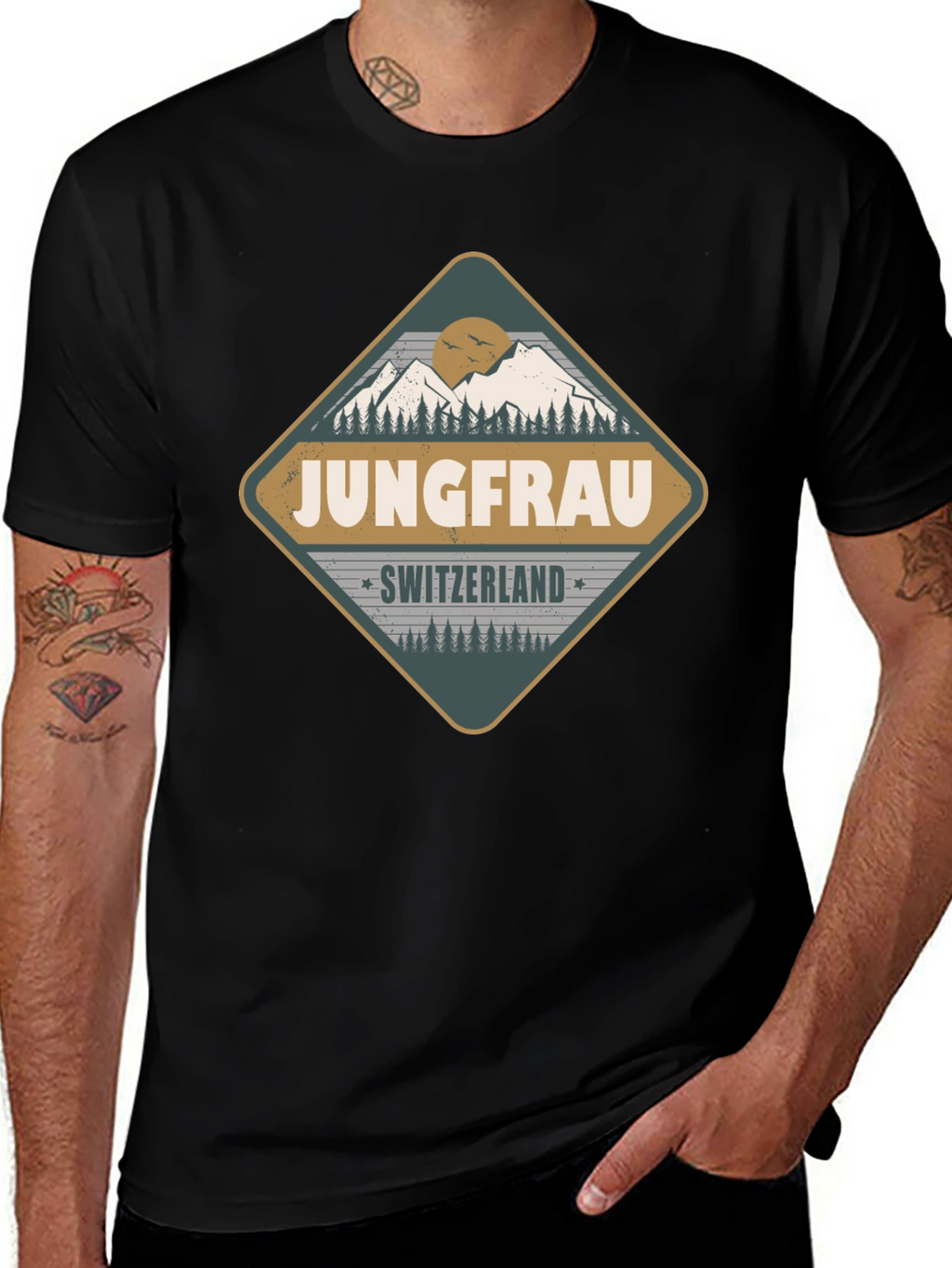 Camiseta Jungfrau Suiza Montaña Aventura