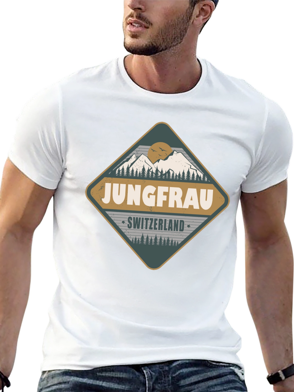 Camiseta Jungfrau Suiza Montaña Aventura