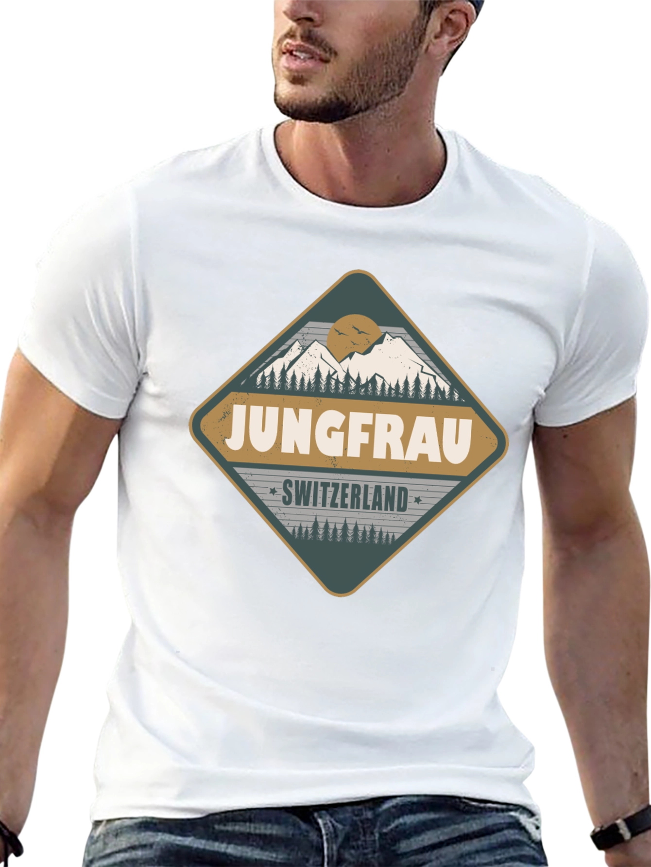 Camiseta Jungfrau Suiza Montaña Aventura